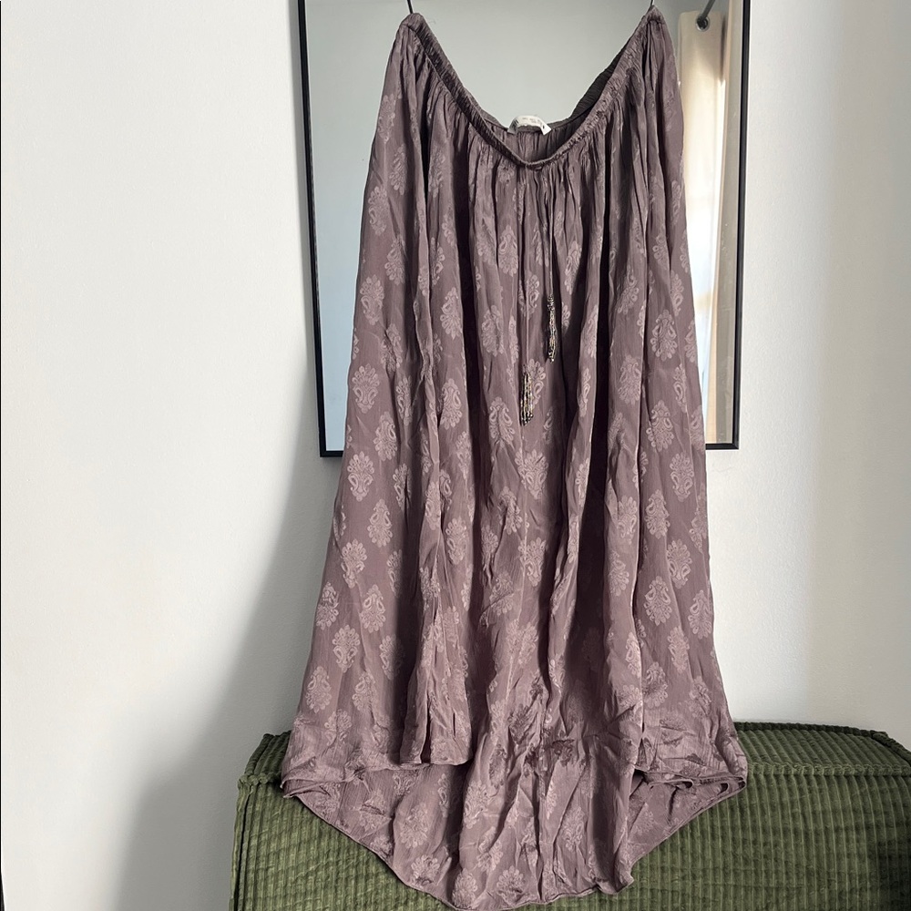 🎊5/$50 Women’s Flowy Gray Maxi Skirt